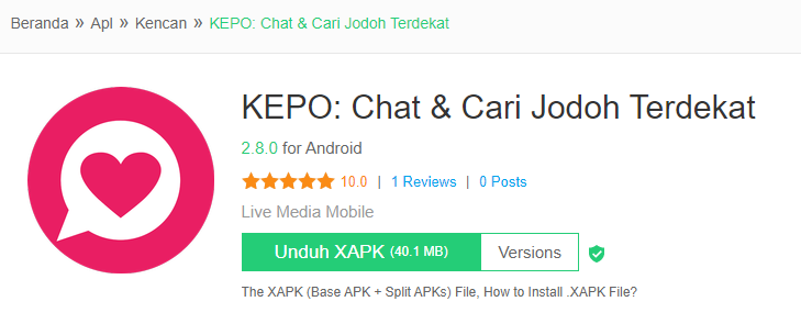 Aplikasi Cari Jodoh Indonesia - KEPO