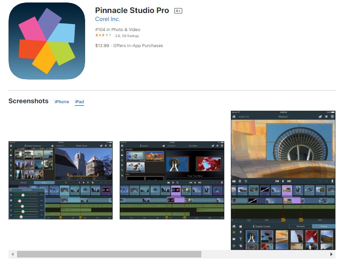 Aplikasi Edit Video Iphone (2) Pinnacle Studi Pro