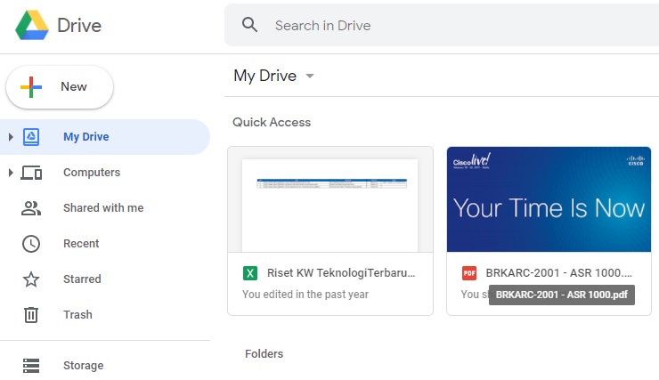 Download File Google Drive Melalui PC atau Laptop - Step 3