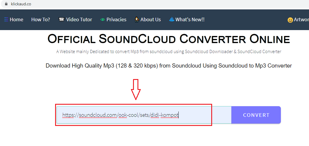 Download Lagu SoundCloud Melalui Klickaud (2)