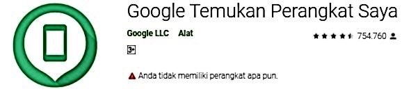 Aplikasi Pelacak HP - Google Find My Device -1