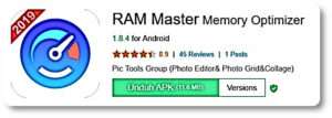 Aplikasi Penambah RAM - RAM Master