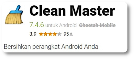 Aplikasi Pendingin HP - Clean Master 