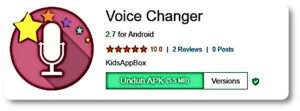 Aplikasi Pengubah Suara - Androbaby Voice Changer