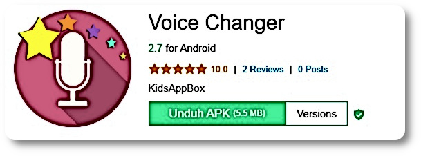 Aplikasi Pengubah Suara - Androbaby Voice Changer 