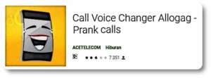 Aplikasi Pengubah Suara - Call Voice Changer