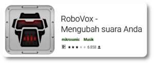Aplikasi Pengubah Suara - RoboVox Voice Changer