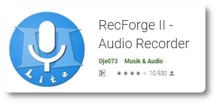 Aplikasi Perekam Suara RecForge II 1 1 1 - Teras Kaltim