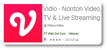 Aplikasi TV Indonesia - Vidio -1