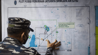 Posisi Jatuhnya Pesawat Sriwijaya Air SJ-182 Ditemukan