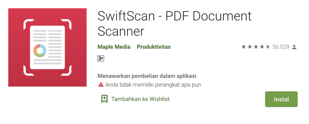 Aplikasi Untuk Scan Dokumen di HP