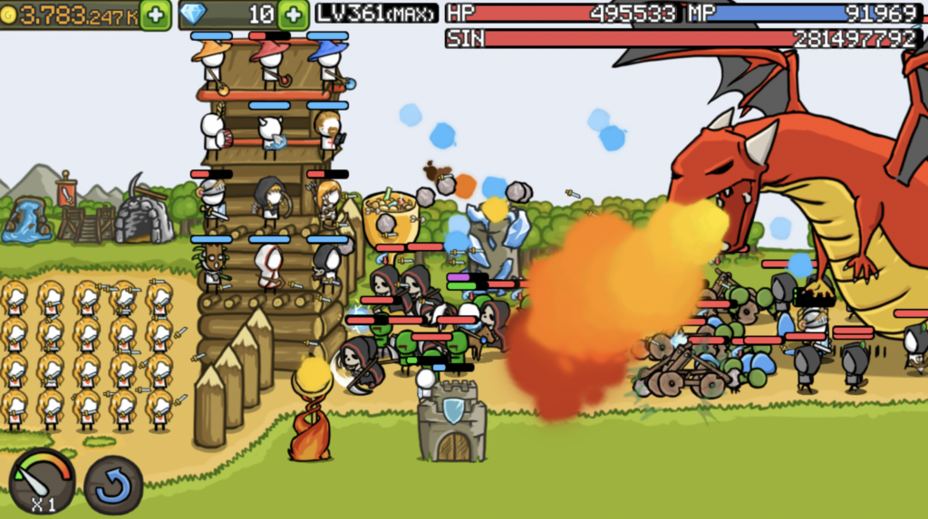 game tower defense Android & iOS - grow castle