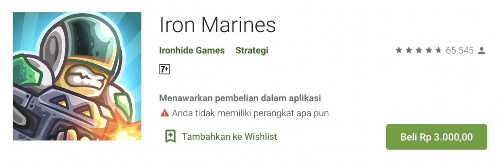 game tower defense Android & iOS - iron marines
