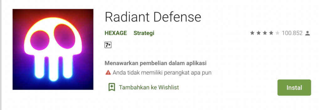 Game tower defense Android & iOS - Radiant Defense