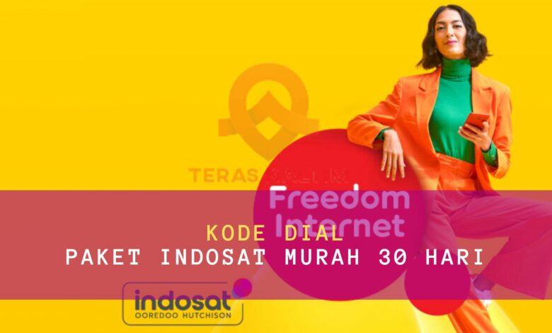 Kode Dial Paket Indosat Murah 30 Hari