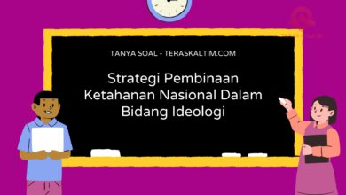 Strategi Pembinaan Ketahanan Nasional Dalam Bidang Ideologi